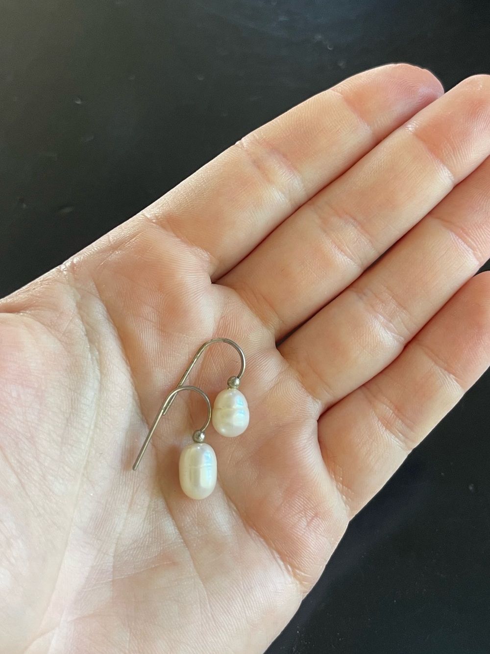 Pearl French Wire Earrings